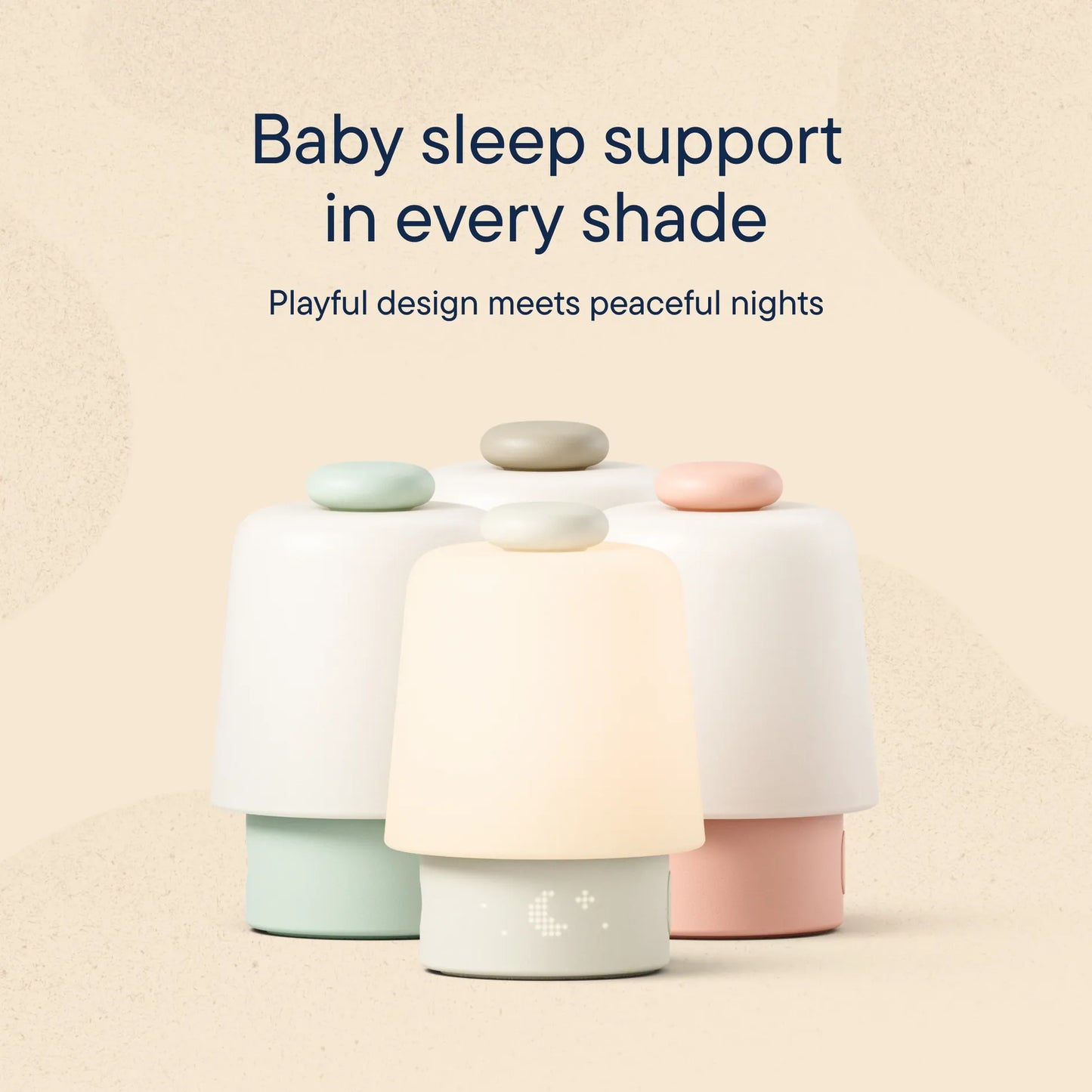 Hatch Baby Sleep Support, Sound Machine & Night Light - Peach - HB1004PH