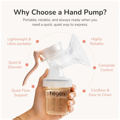 Hegen Complete Manual Breast Pump Bundle