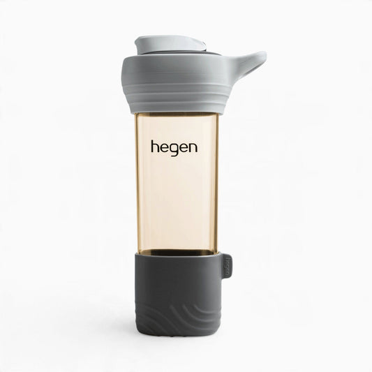 Hegen Lifestyle Bottle with Loop and Boot - Medical-Grade PPSU - 450ml/15oz - Slate Grey
