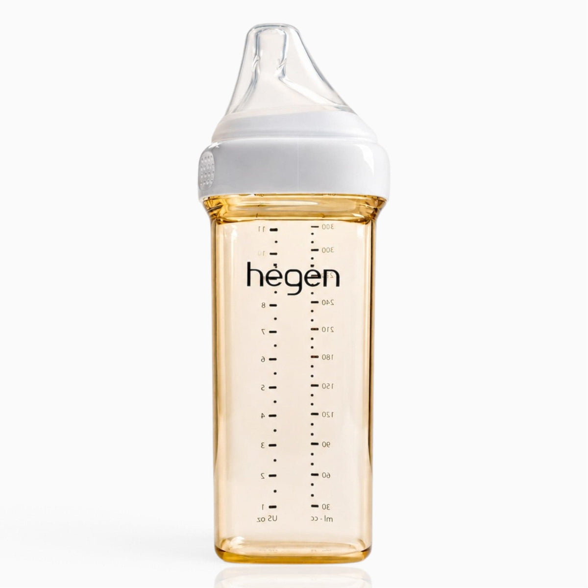 Hegen PPSU Anti-Colic Baby Bottle - 6 Months Plus - 330ml/11oz - White - 1-Pack