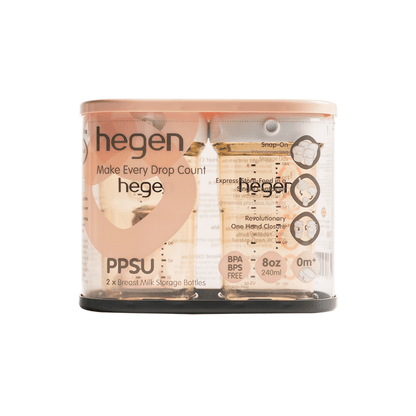 Hegen PPSU Breast Milk & Food Storage - 240ml/8oz - 2-Pack