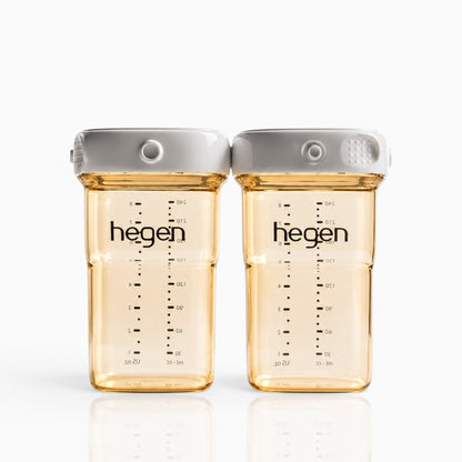 Hegen PPSU Breast Milk & Food Storage - 240ml/8oz - 2-Pack