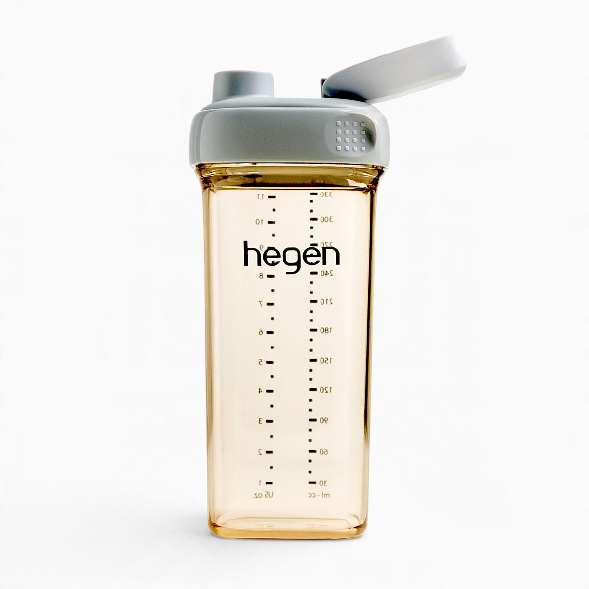 Hegen PPSU Drinking Bottle - 24 Months Plus - 330ml/11oz - Grey