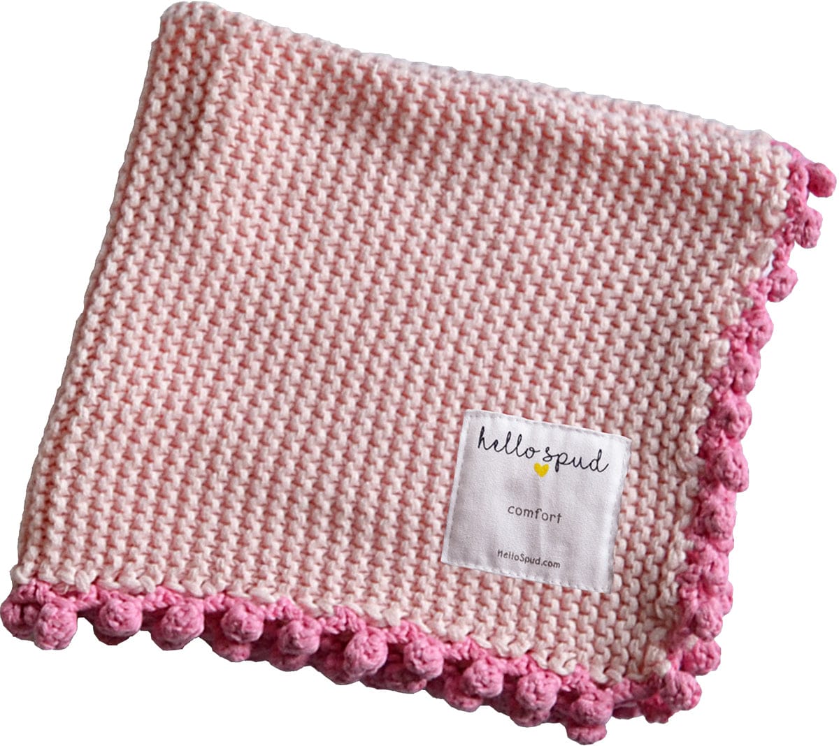 Hello Spud Comfort Blanket - Pink - HS-COBL-000001