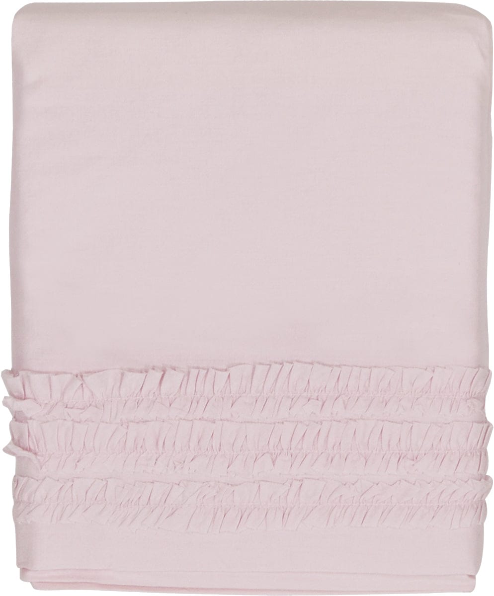 Hello Spud Crib Skirt - Petite Ruffle Pink - HS-CSKT-000021