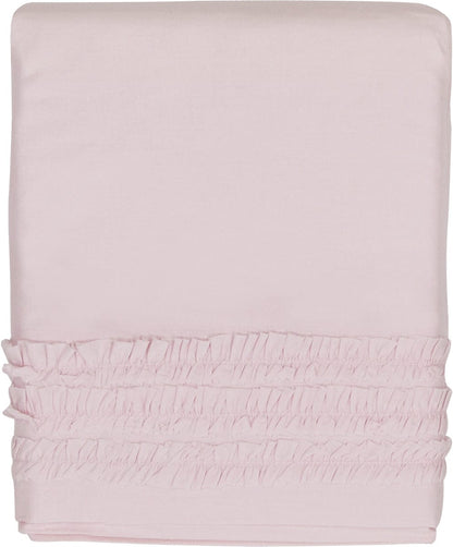 Hello Spud Crib Skirt - Petite Ruffle Pink - HS-CSKT-000021