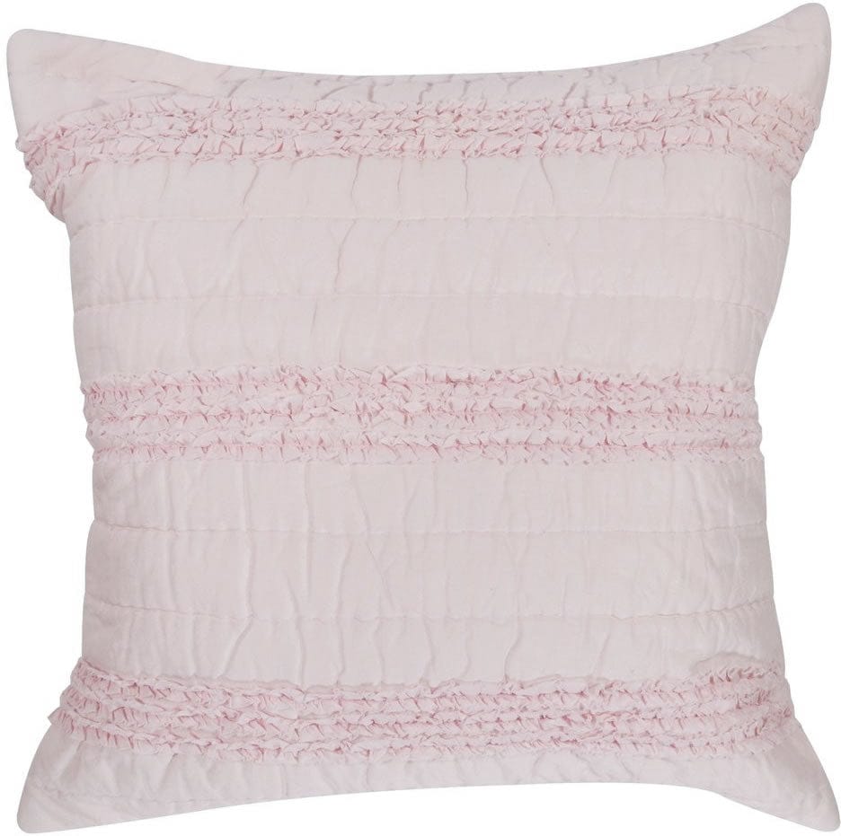 Hello Spud Decorative Pillow with Stuffer - Petite Ruffle Pink - HS-DPSF-000079