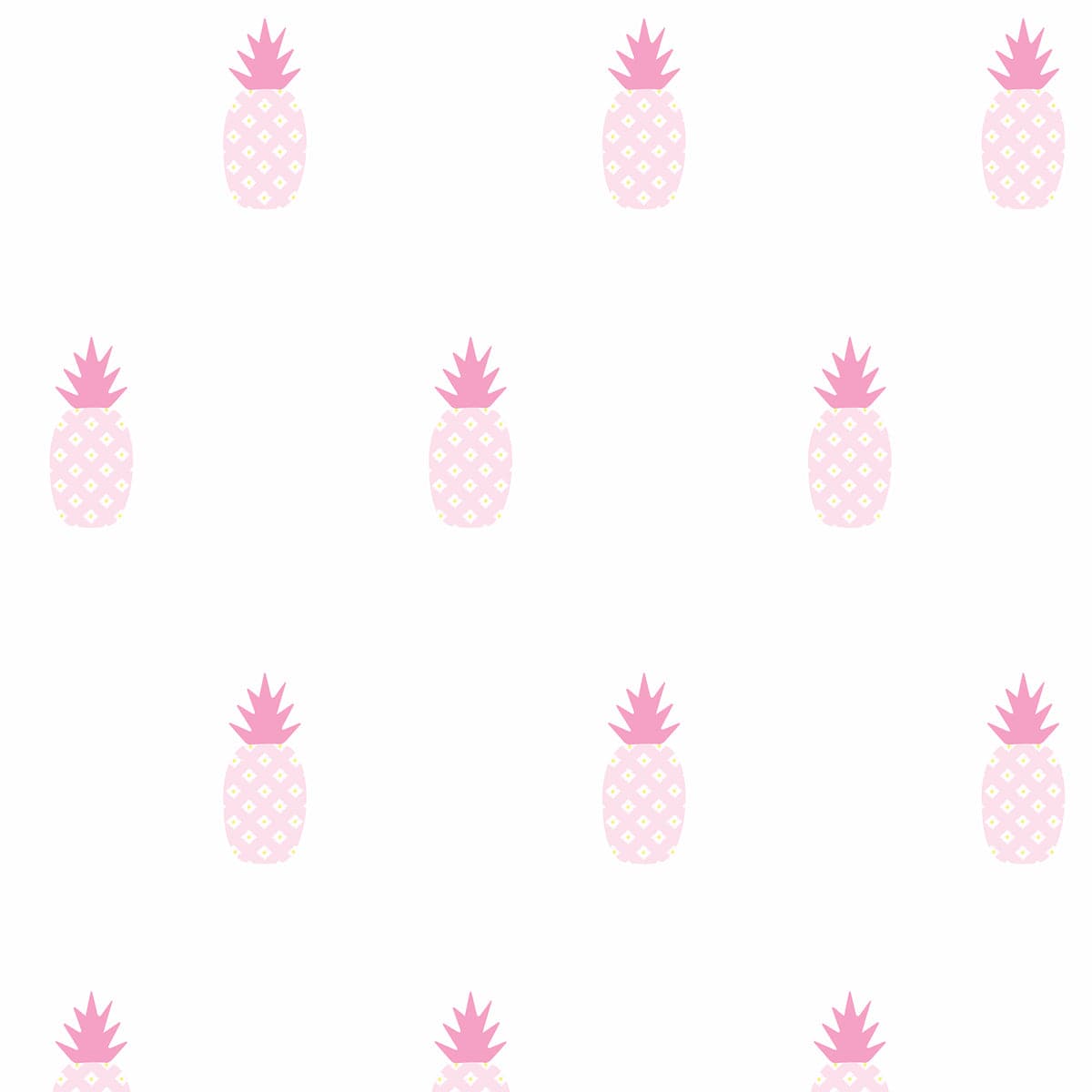 Hello Spud Organic Cotton Fitted Crib Sheet - Pink Pineapples - HS-FCST-000017