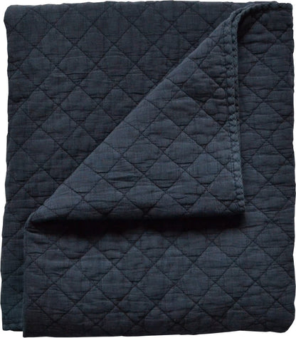 Hello Spud Quilt - Diamond Stonewash Navy Blue - HS-QULT-000035