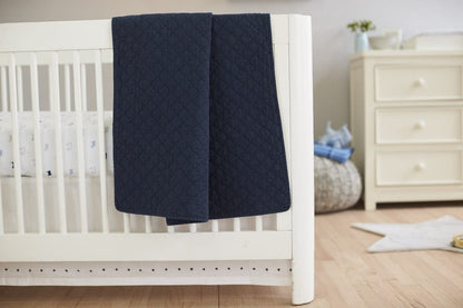 Hello Spud Quilt - Diamond Stonewash Navy Blue - HS-QULT-000035