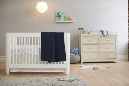 Hello Spud Quilt - Diamond Stonewash Navy Blue - HS-QULT-000035