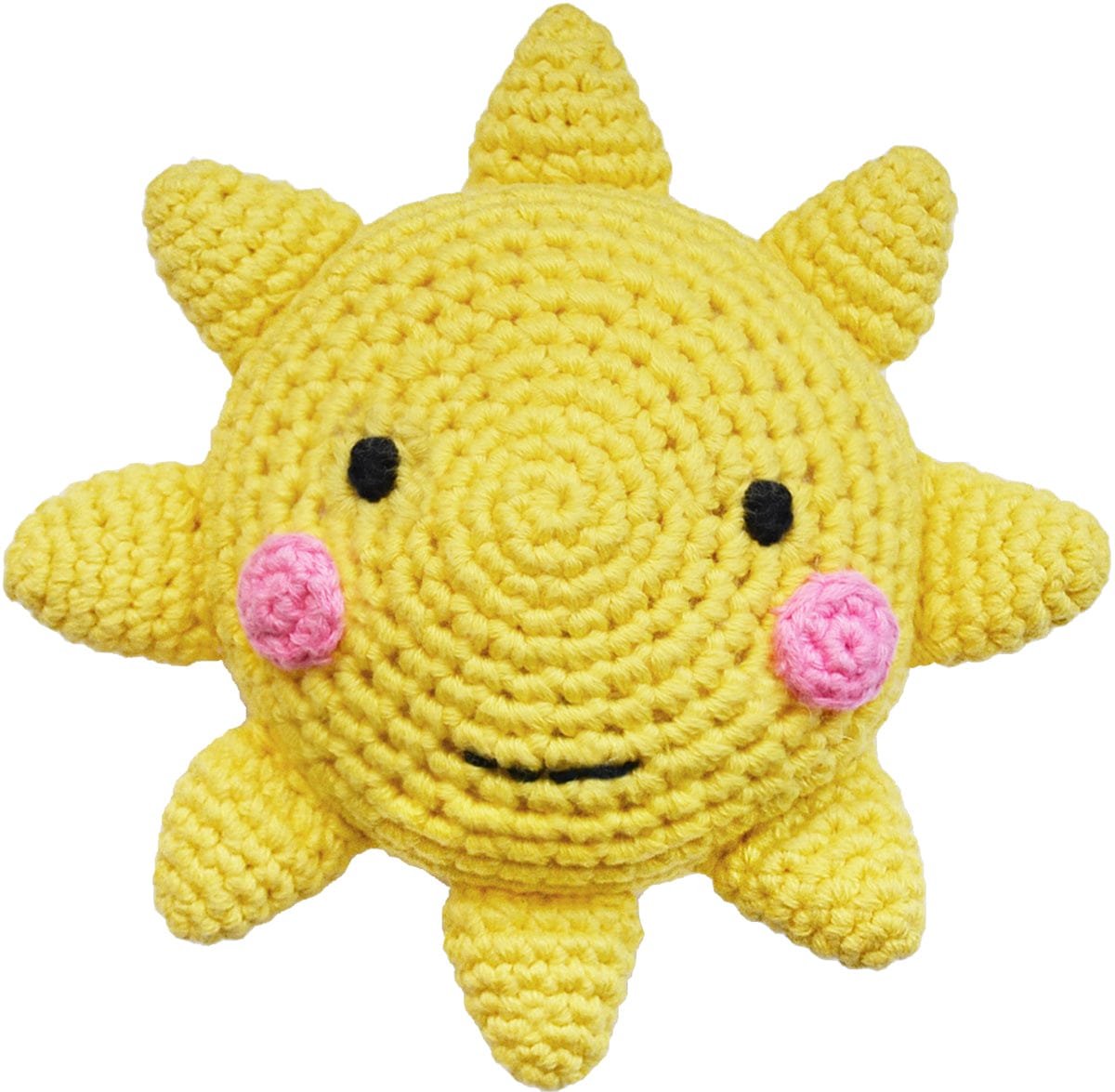 Hello Spud Stuffed Rattle Toy - Sunshine