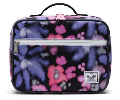 Herschel Pop Quiz Lunch Box - Blurry Floral / Black Crosshatch - 10227-04895