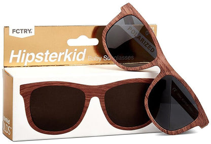 Hipsterkid Baby Sunglasses 0-2 years - Wood - GLSTA28