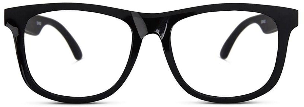Hipsterkid Flexible Black UV Fashion Frames - 0-2 years - Black - GLSTA26