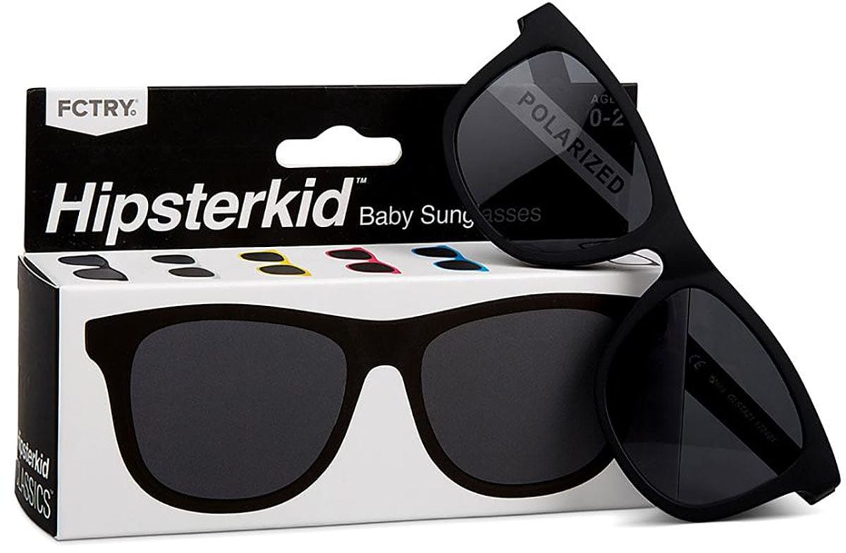 Hipsterkid Polarized Baby Sunglasses 3-6 years - Black - GLSTA31