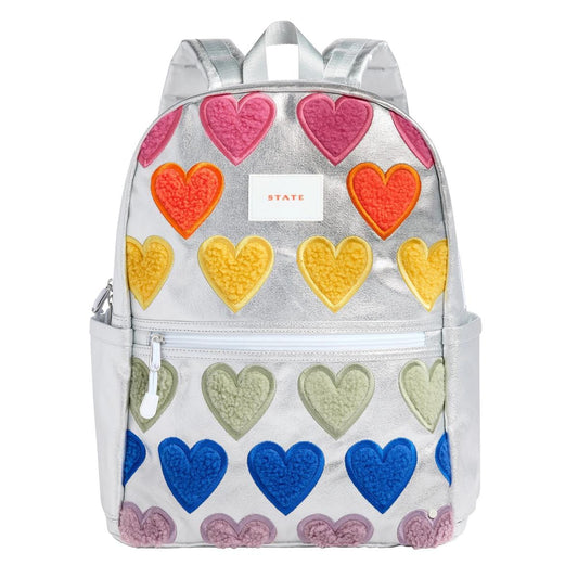 State Bags Kane Kids Backpack - Fuzzy Heart - X2564484043
