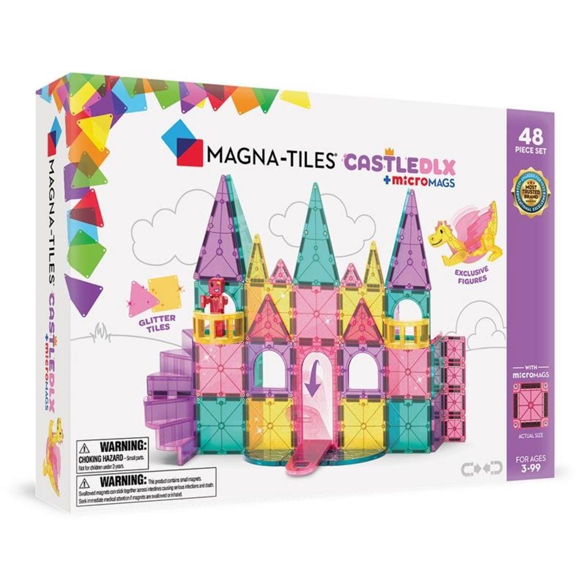 Magna-Tiles Castle Deluxe, 48 Piece Set - 242048CA