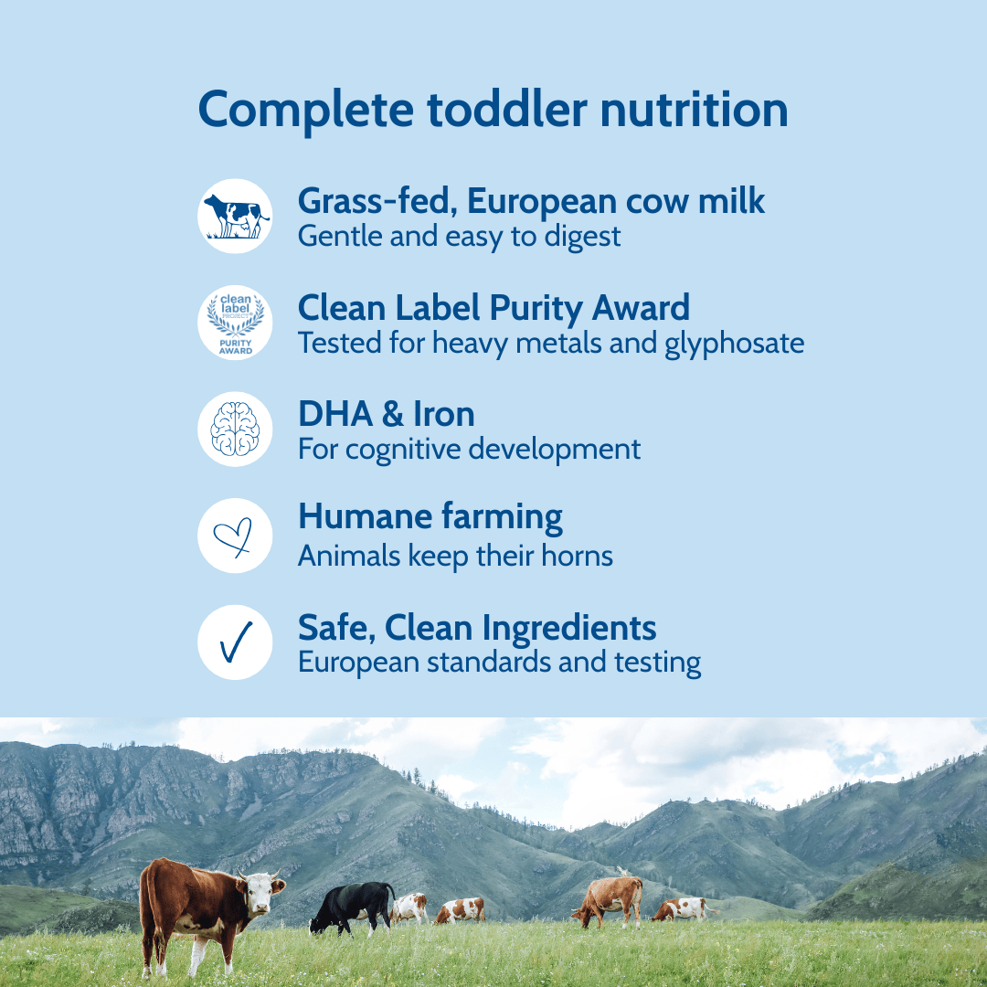 Holle Cow Milk Toddler Drink 6-Tin Bundle - DAIRY-COW-6TINS-BUNDLE