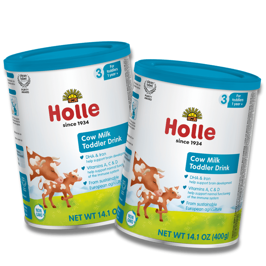 Holle Cow Milk Toddler Drink | Stage 3 (14 oz) - DAIRY-400G-COW-2TINS