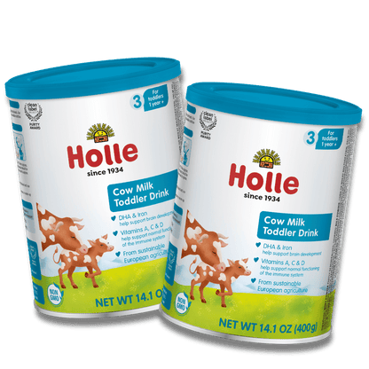 Holle Cow Milk Toddler Drink | Stage 3 (14 oz) - DAIRY-400G-COW-2TINS