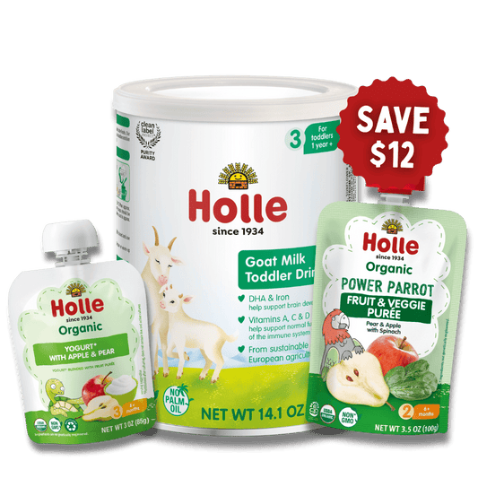 Goat & Greens Variety Bundle: Goat Milk, Power Parrot, Apple & Pear Yogurt - BUNDLE-GOAT-PARROT-APY