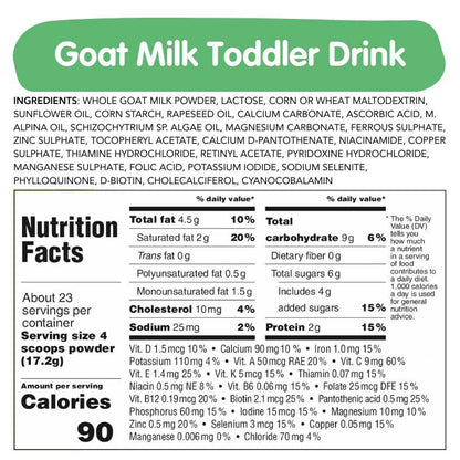 Goat & Oat Bundle: Goat Milk Toddler Drink and Oat Cereal - BUNDLE-OAT-GOAT