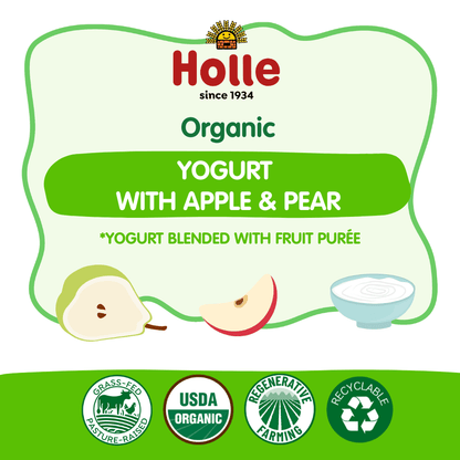 Organic Apple & Pear Yogurt Pouches - APPLE-PEAR-YOGURT