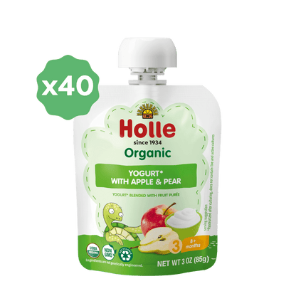 Holle Organic Apple & Pear Yogurt Pouches - APPLE-PEAR-YOGURT-4