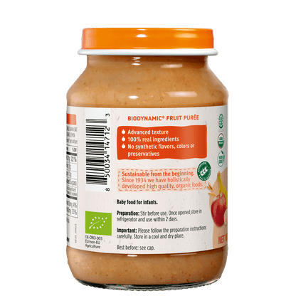 Holle Organic Baby Food Jar - Mixed Fruit with Muesli - 12 Jars - MIXEDFRUIT-MUESLI-JAR-2PACK