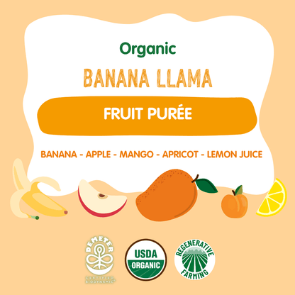 Organic Banana Llama Fruit Purée -