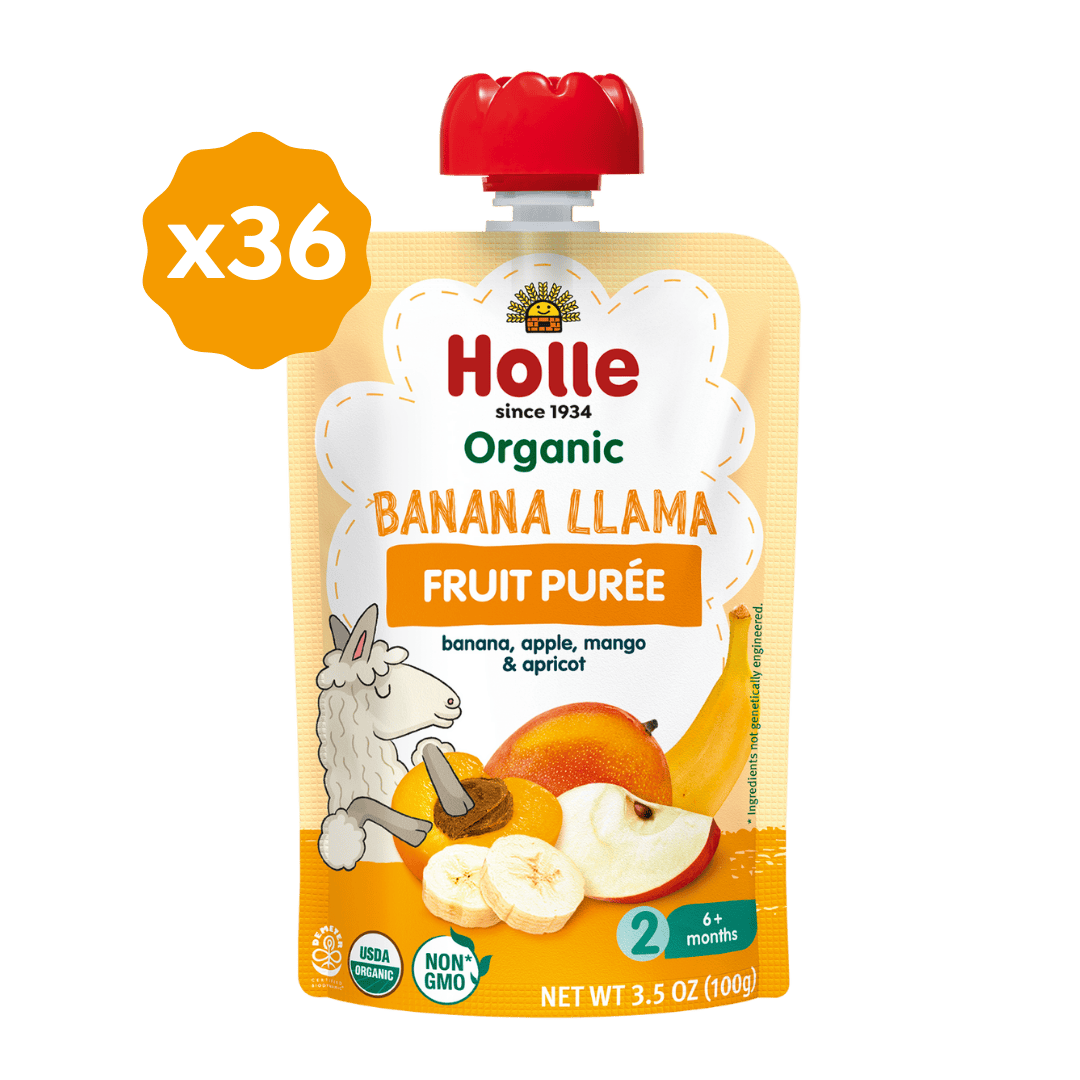 Organic Banana Llama Fruit Purée - BANANALLAMA-BOX-36