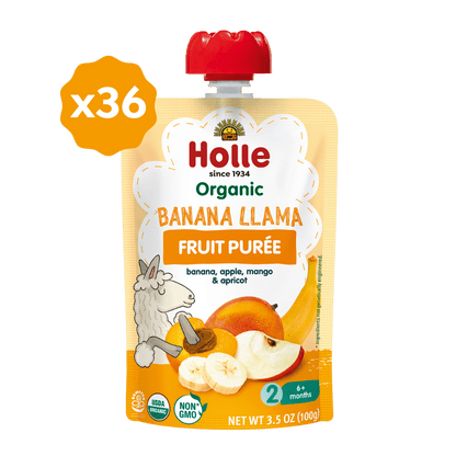 Organic Banana Llama Fruit Purée - BANANALLAMA-BOX-36