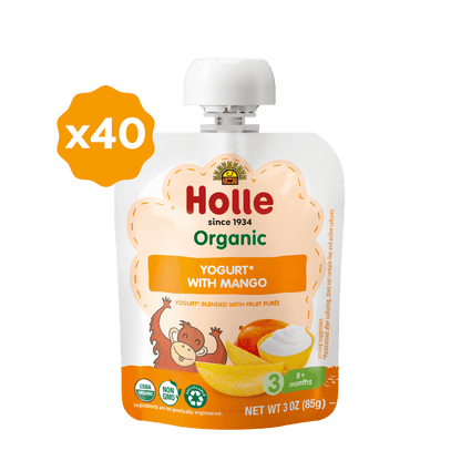 Holle Organic Mango Yogurt Pouches - MANGO-YOGURT-4