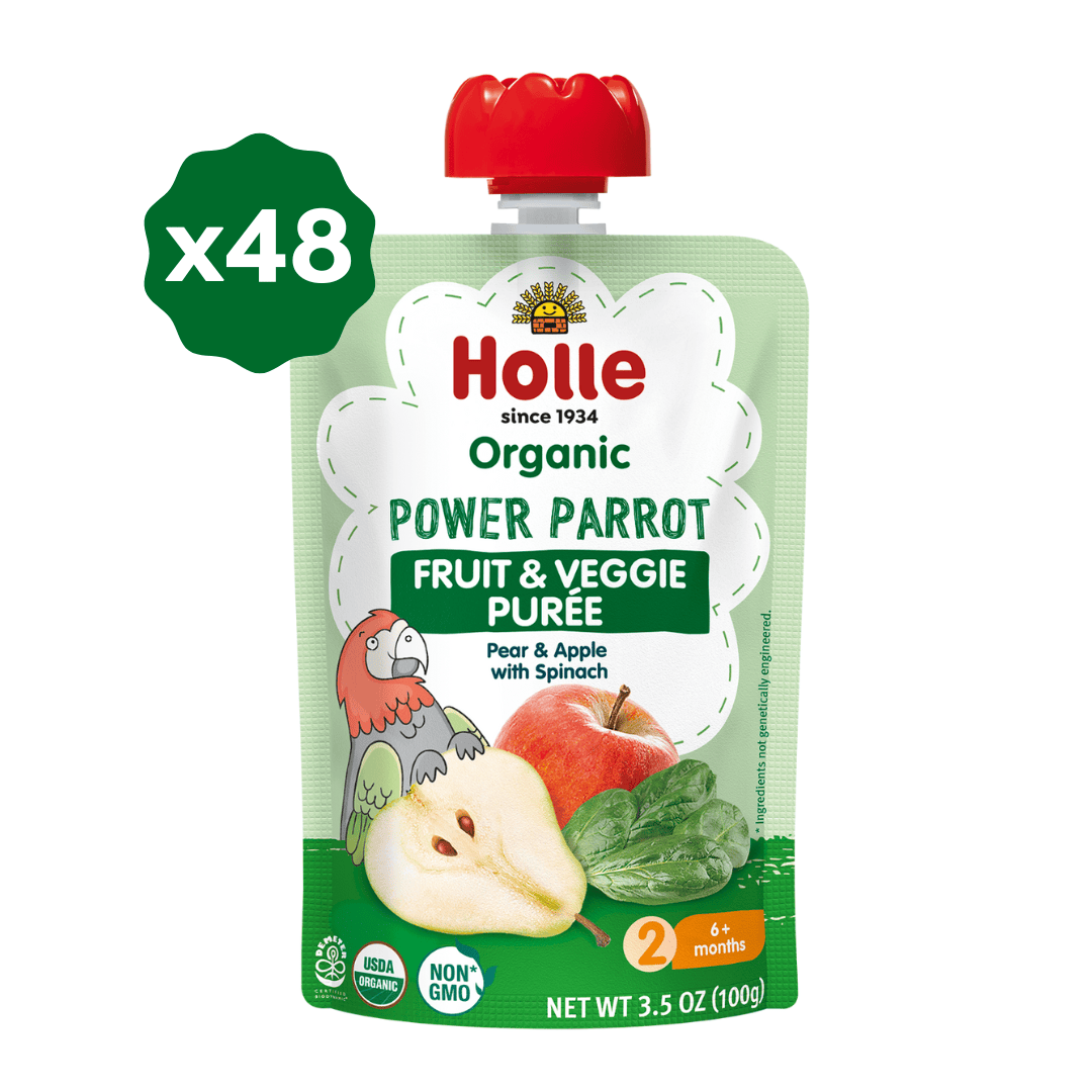 Organic Power Parrot Fruit & Veggie Purée - POWER-PARROT-BOX-48
