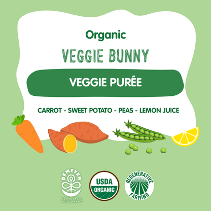 Organic Veggie Bunny Veggie Purée -