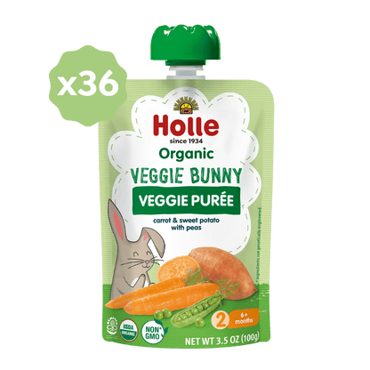 Organic Veggie Bunny Veggie Purée - VEGGIE-BUNNY-BOX-36