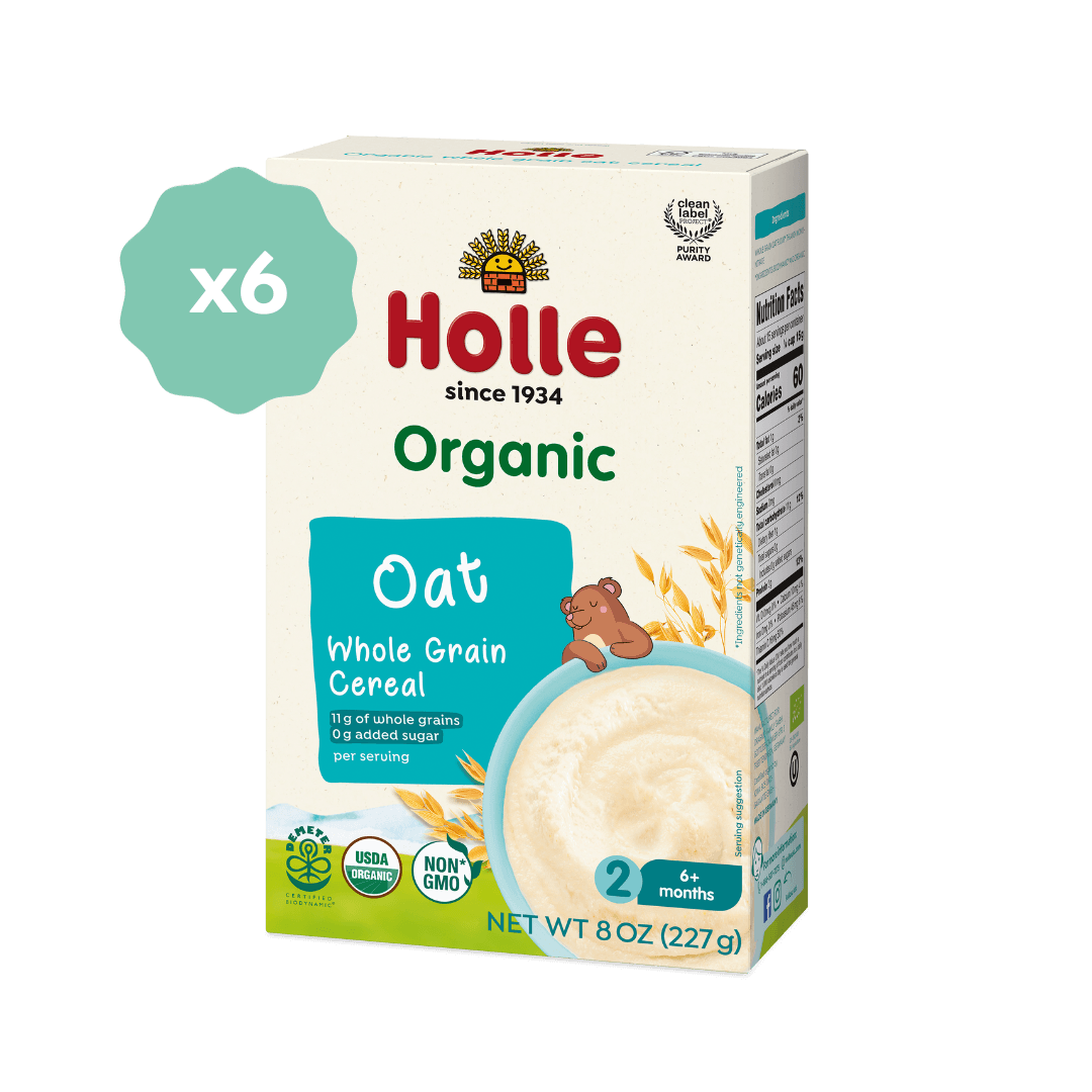 Holle Organic Whole Grain Oat Cereal - 6 Pack - CEREAL-OAT