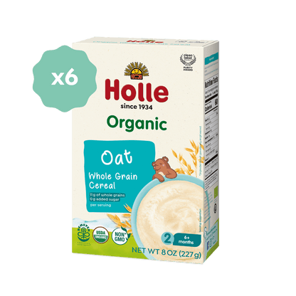 Holle Organic Whole Grain Oat Cereal - 6 Pack - CEREAL-OAT