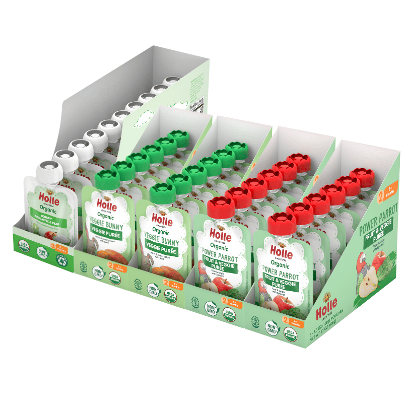 Power Greens Bundle: Veggie Bunny, Power Parrot, Apple & Pear Yogurt - BUNDLE-BUNNY-PARROT-APY