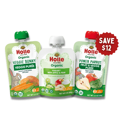 Power Greens Bundle: Veggie Bunny, Power Parrot, Apple & Pear Yogurt - BUNDLE-BUNNY-PARROT-APY
