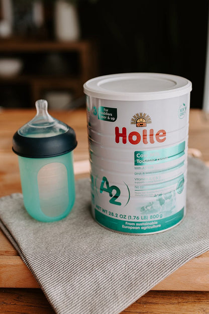 Holle Stage 3: A2 Cow Milk Toddler Drink - Non GMO (28.2oz each, 6 Pack) - 4260688630050-6