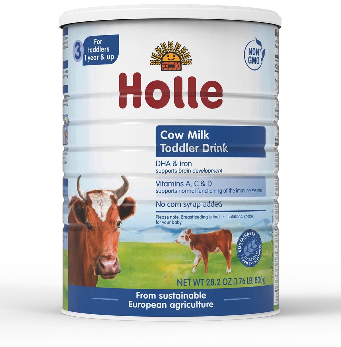 Holle Stage 3: Cow Milk Toddler Drink - 1 Year & up - 4.26069E+12