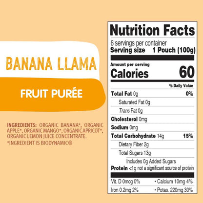Starting Solids Variety Bundle: Apple & Plum Jars, Oat Cereal, Banana Llama - BUNDLE-APJ-OAT-LLAMA