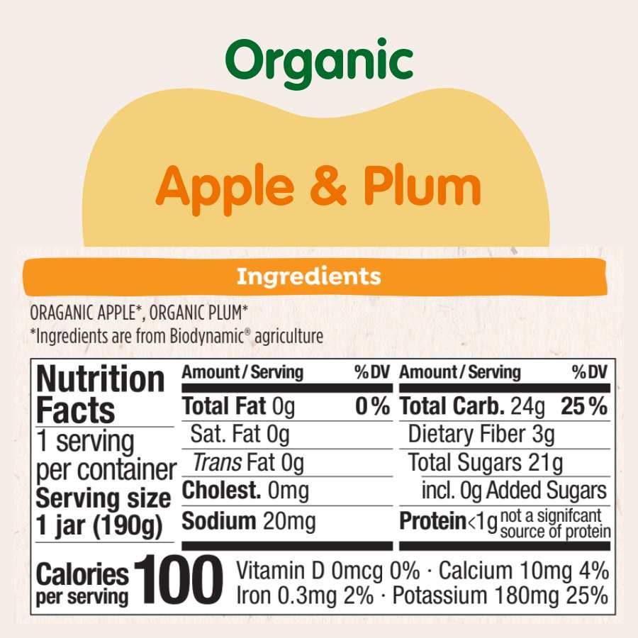 Starting Solids Variety Bundle: Apple & Plum Jars, Oat Cereal, Banana Llama - BUNDLE-APJ-OAT-LLAMA