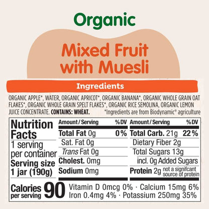 Sweet & Savory Jars Bundle: Mixed Fruit w/ Muesli Jars, Veggie Risotto Jars - BUNDLE-MFMJ-VRJ-