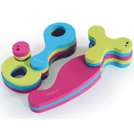 Hoppop Pipla Bath Toys - Trendy Colors