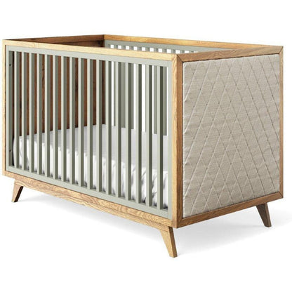 Romina Furniture Uptown Classic Crib (Tufted Sides)
