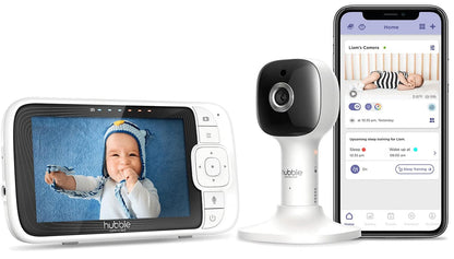 Hubble Connected Nursery Pal Cloud Smart Baby Monitor with Night Light - HCSNPCLX