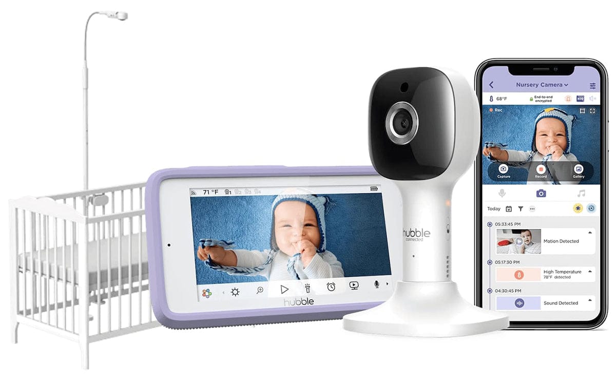 Hubble Connected Nursery Pal Crib Edition Smart Baby Monitor - HCTNPCRB